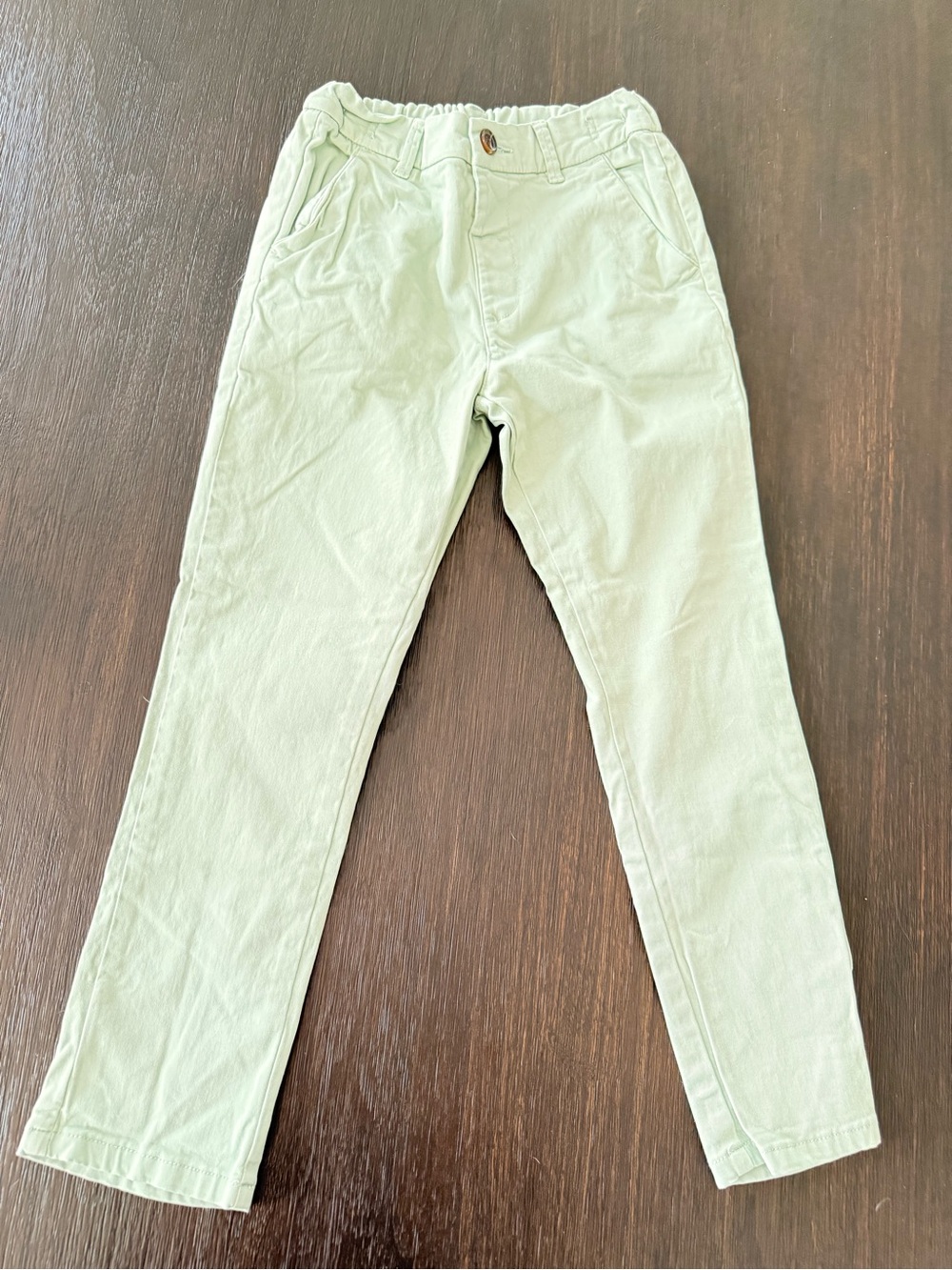 Next Girls Mint Green Chino Pants Size 5-6